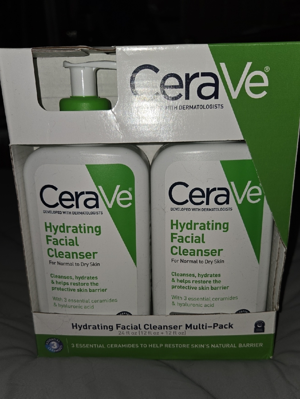 CeraVe Hydrating Facial Cleanser -Multi-Pack